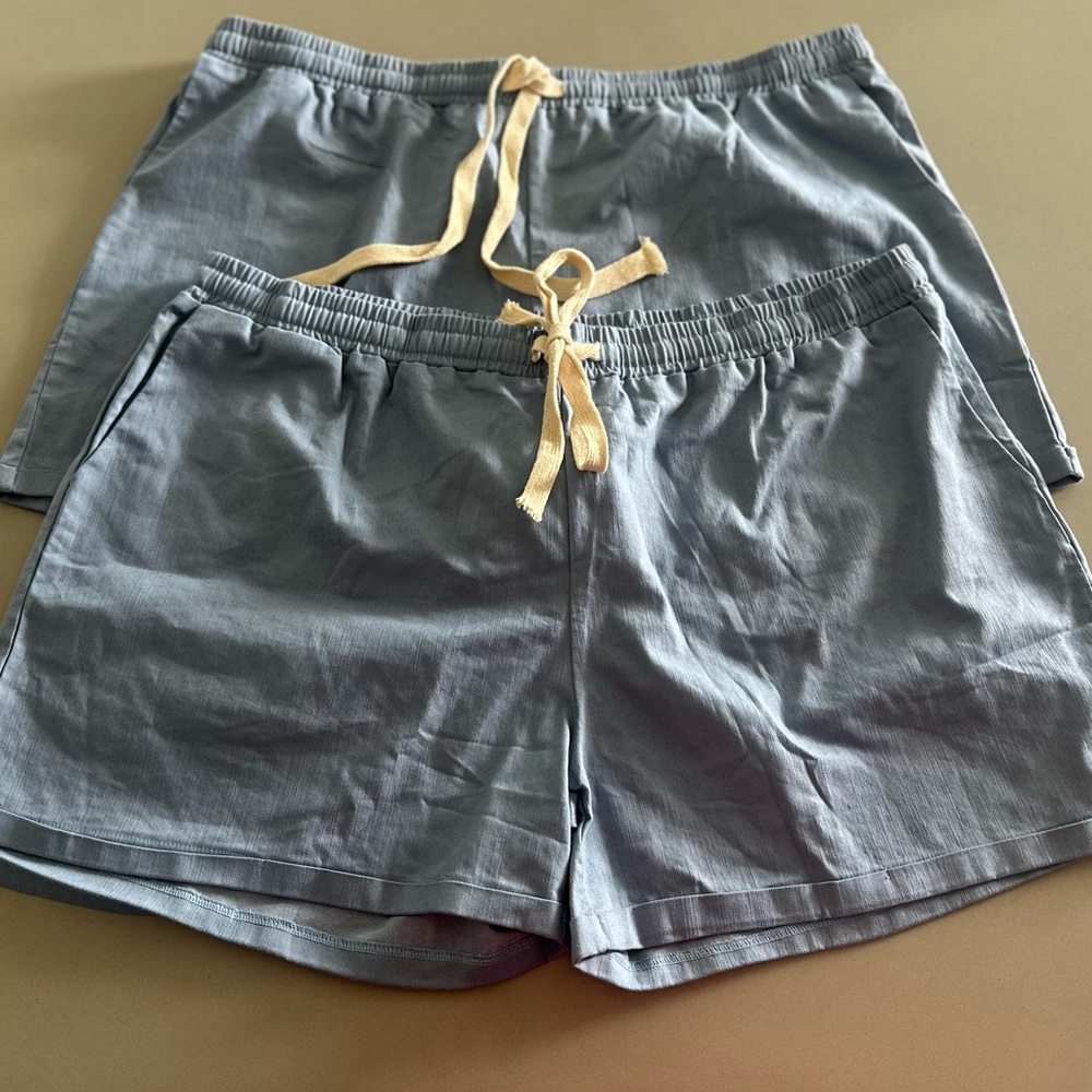 High Waist Gray Women's Shorts